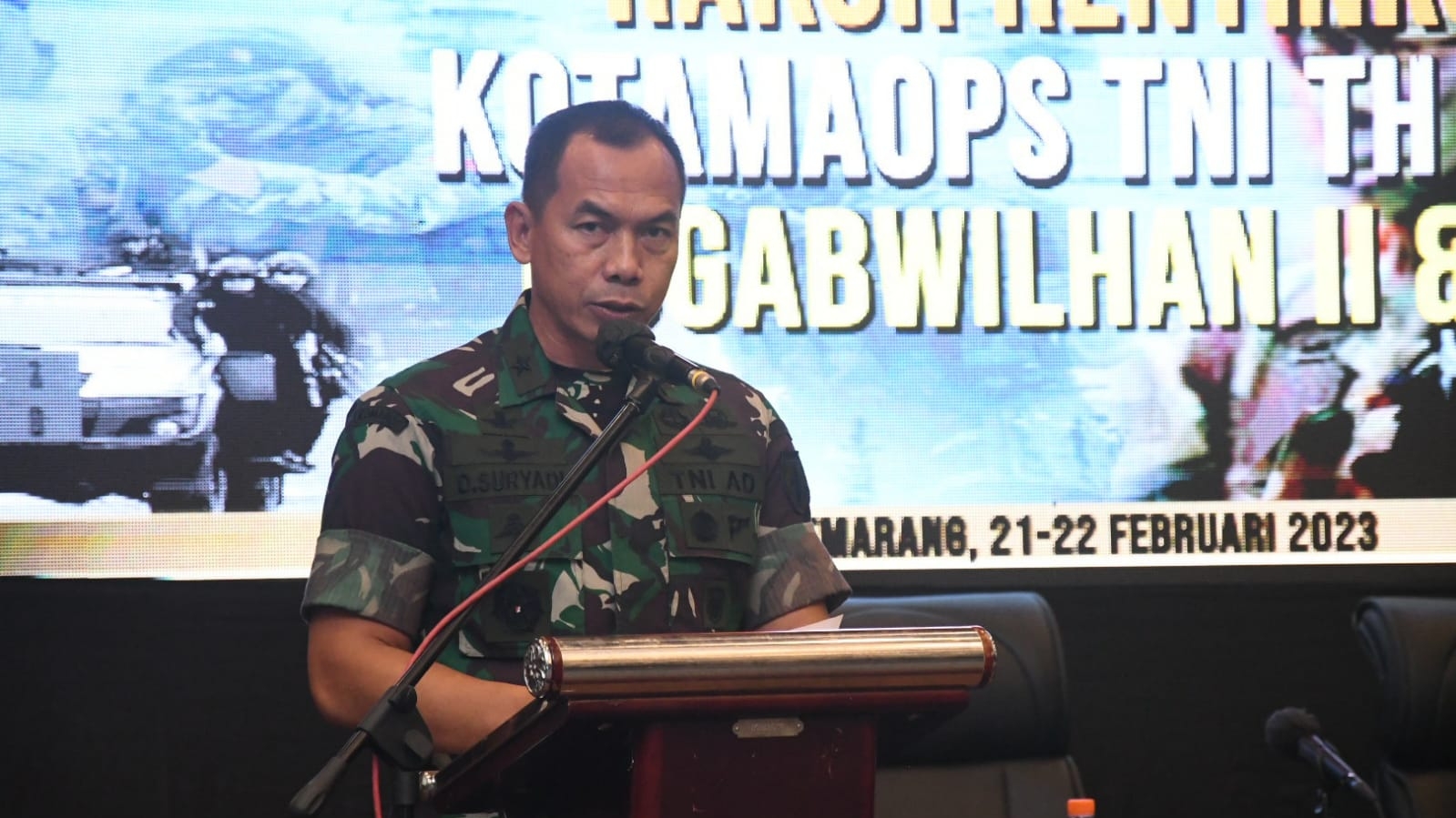 Kodam IV/Diponegoro Gelar Rentinkon Kotamaops TNI wilayah Kogabwilhan II dan III