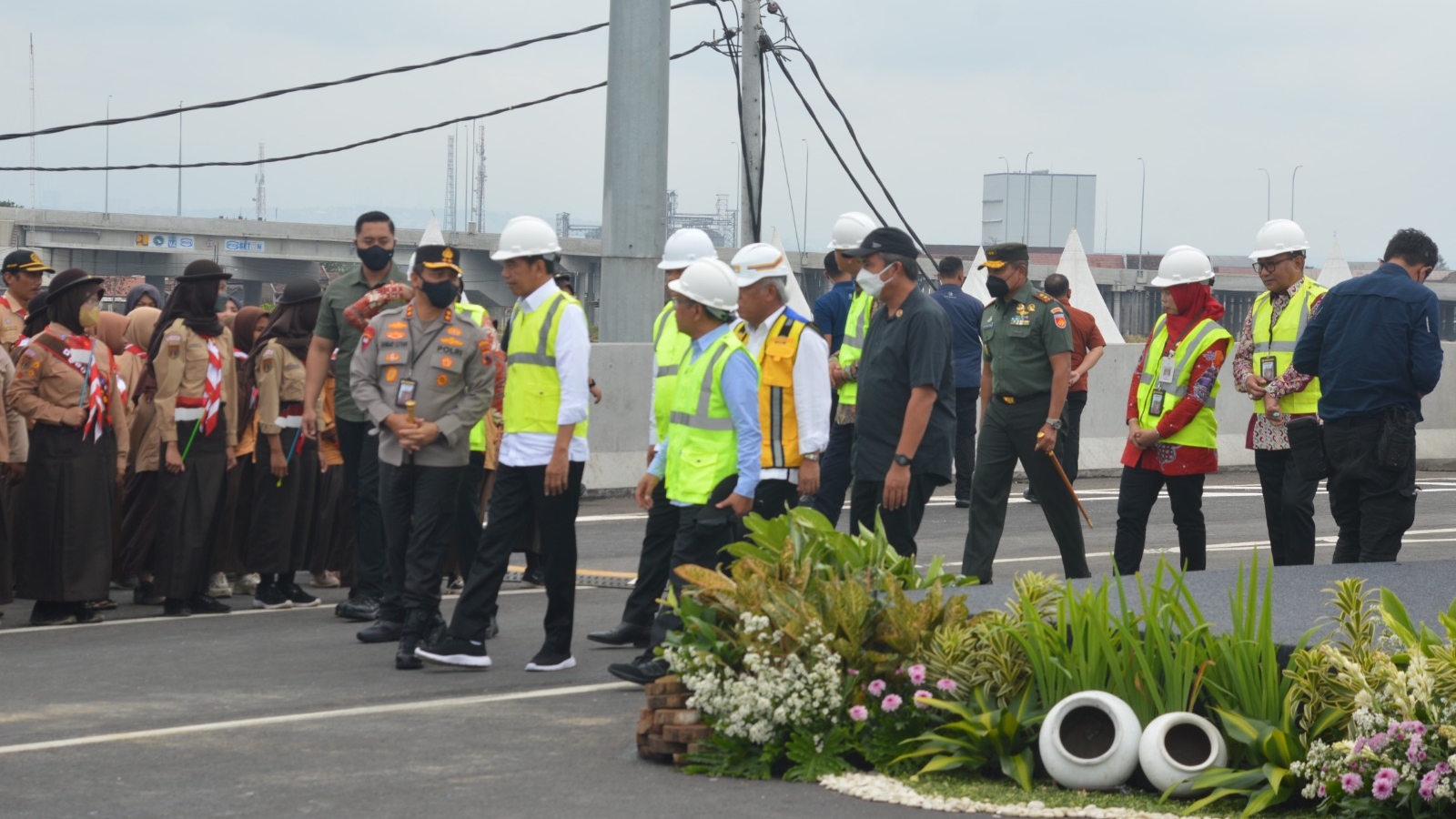 Pangdam IV/Diponegoro Dampingi Presiden RI Resmikan Jalan Tol Semarang – Demak